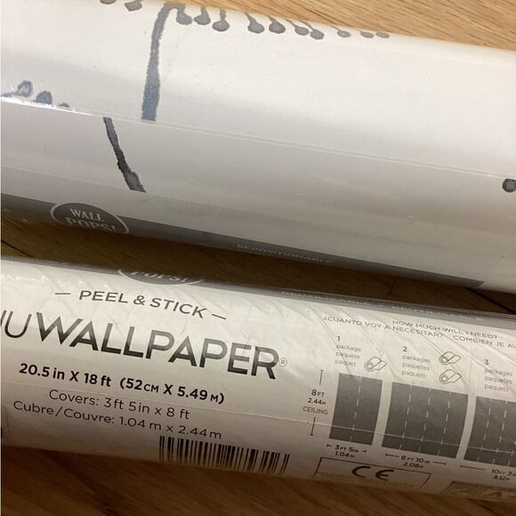 NUWallpaper Peel and Stick Wallpaper NU2683 pack of 2 - Picture 2 of 3